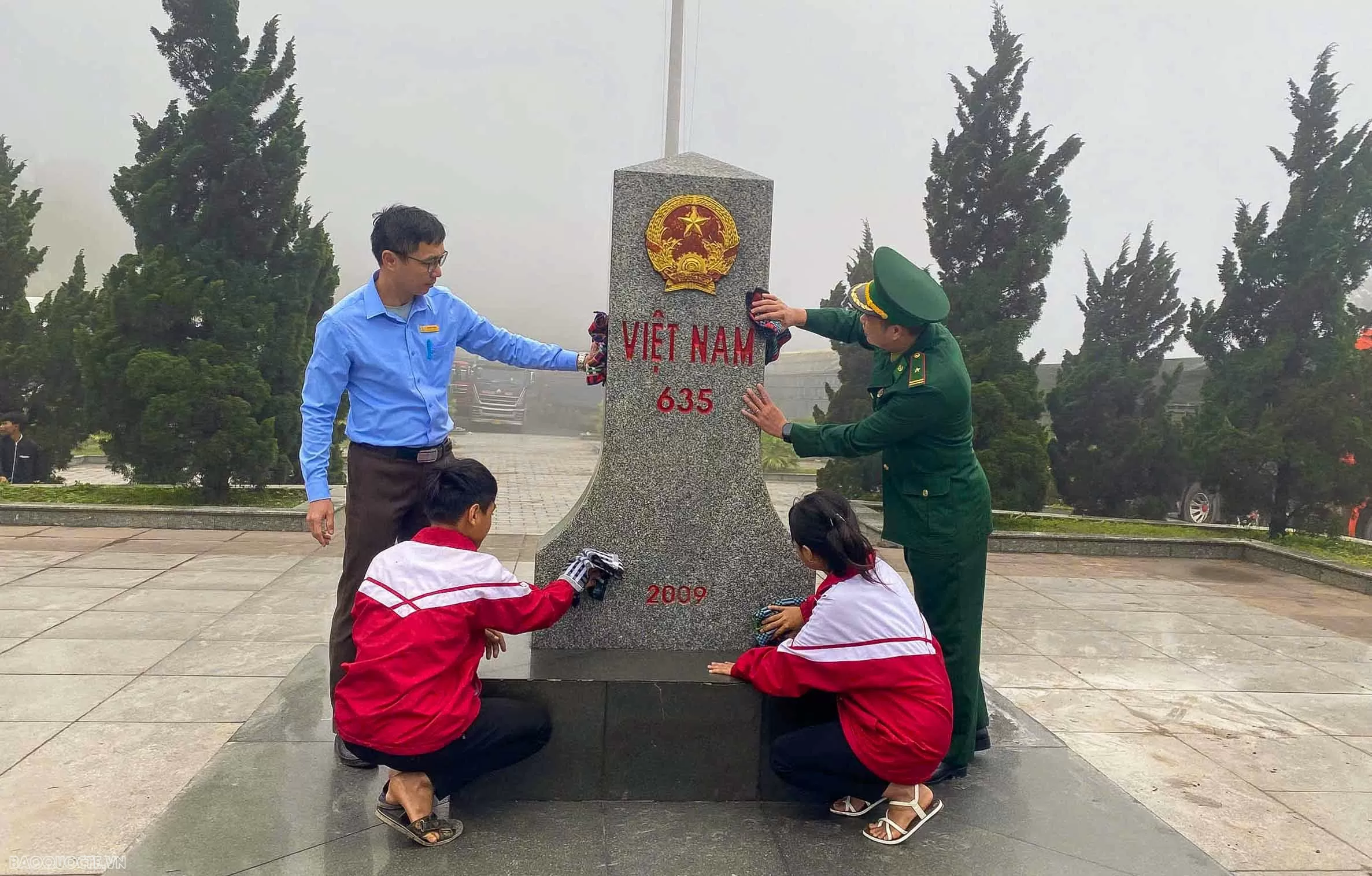 Tiết học biên cương - Khơi dậy tình yêu nước Tiết học biên cương - Khơi dậy tình yêu nước