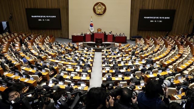 Hàn Quốc: Quốc hội đồng thuận, Tổng thống Yoon Suk Yeol cùng hàng loạt quan chức bị điều tra, Thủ tướng kêu gọi ổn định