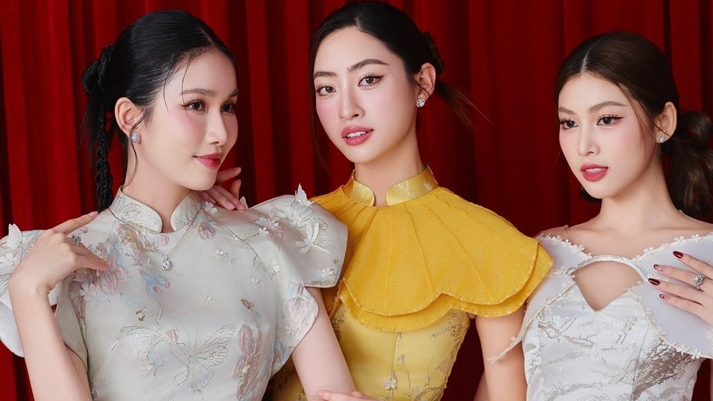 Hoa hậu Lương Thùy Linh đọ dáng đỉnh cao cùng Á hậu Phương Anh, Ngọc Thảo