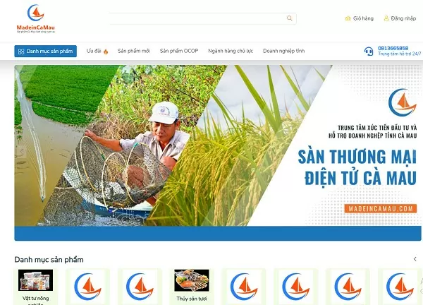 Khẳng định giá trị thương hiệu của sản phẩm Cà Mau nhờ thương mại điện tử, chuyển đổi số