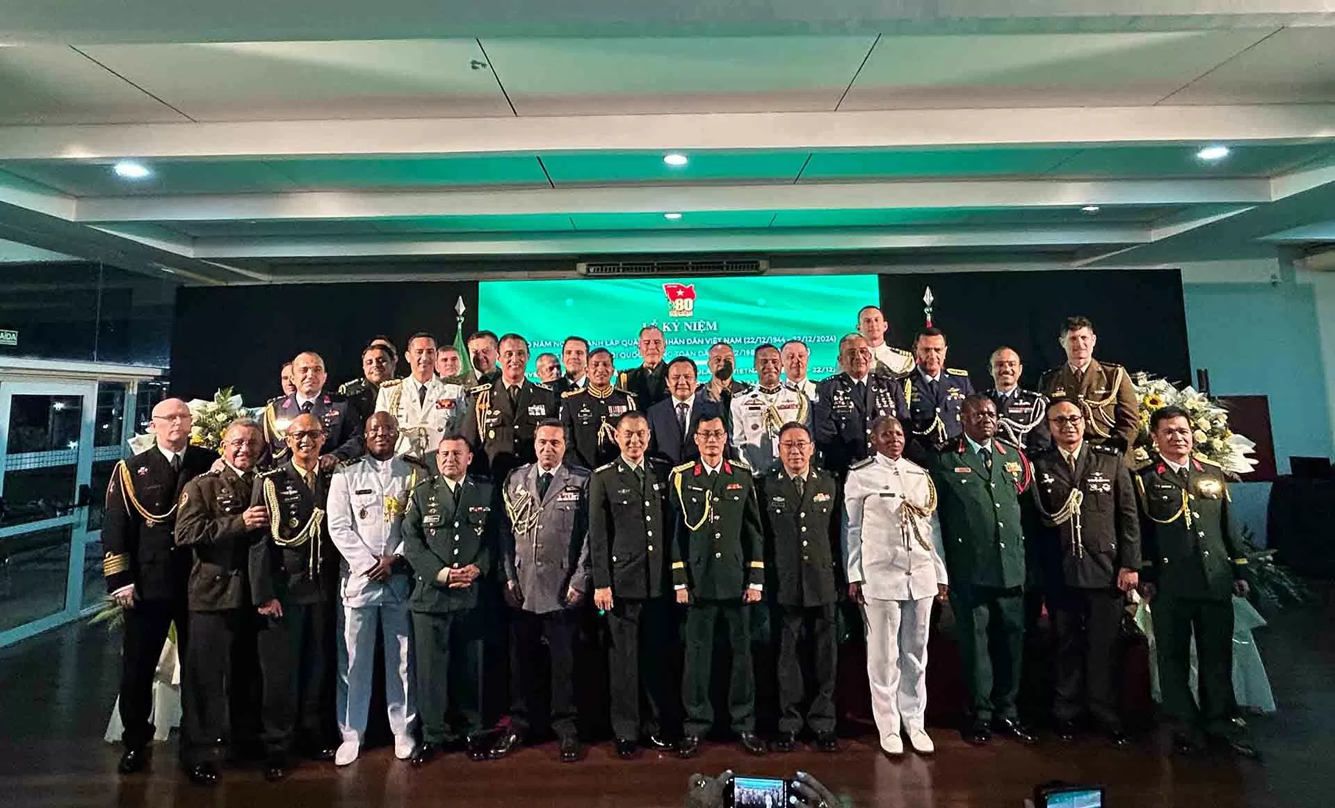 Kỷ niệm 80 năm ngày thành lập Quân đội Nhân dân Việt Nam tại Brazil Kỷ niệm 80 năm ngày thành lập Quân đội Nhân dân Việt Nam tại Brazil