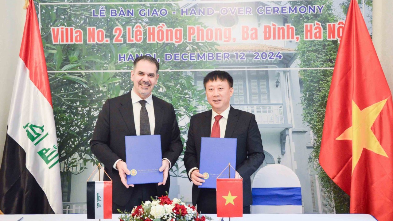 Lễ bàn giao nhà số 2 Lê Hồng Phong: Gắn kết tình hữu nghị Việt Nam-Iraq