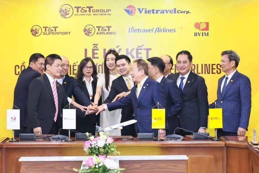 T&T Group trở thành cổ đông chiến lược của Vietravel Airlines T&T Group trở thành cổ đông chiến lược của Vietravel Airlines