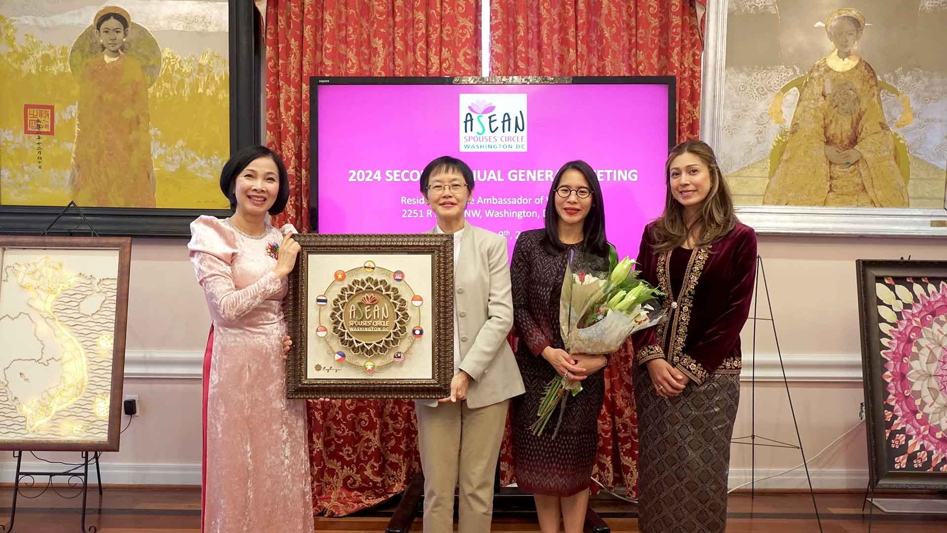 Việt Nam hoàn thành xuất sắc vai trò Chủ tịch Hội Phu nhân ASEAN Washington DC năm 2024