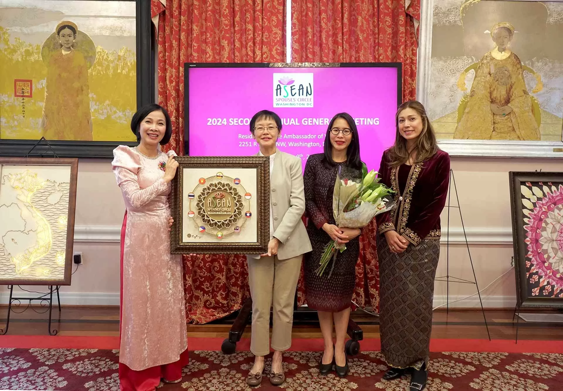 Việt Nam hoàn thành xuất sắc vai trò Chủ tịch Hội Phu nhân ASEAN Washington DC năm 2024 Việt Nam hoàn thành xuất sắc vai trò Chủ tịch Hội Phu nhân ASEAN Washington DC năm 2024