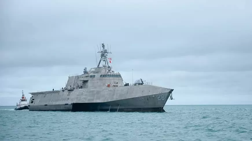 Sau 8 năm, tàu chiến Mỹ chuẩn bị cập cảng Campuchia. (Nguồn: Hải quân Mỹ) Sau 8 năm, tàu chiến Mỹ chuẩn bị cập cảng Campuchia. (Nguồn: Hải quân Mỹ)