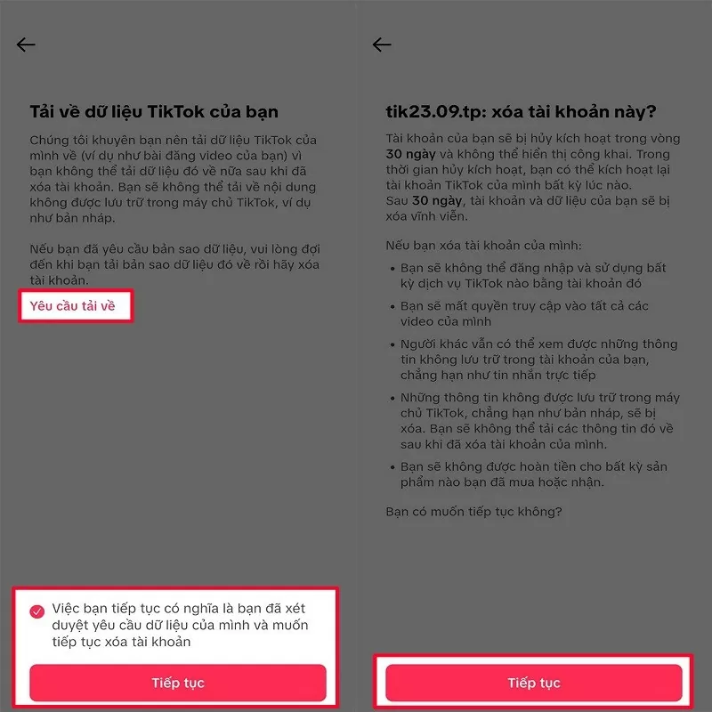 Xóa tài khoản TikTok vĩnh viễn với vài thao tác đơn giản Xóa tài khoản TikTok vĩnh viễn với vài thao tác đơn giản
