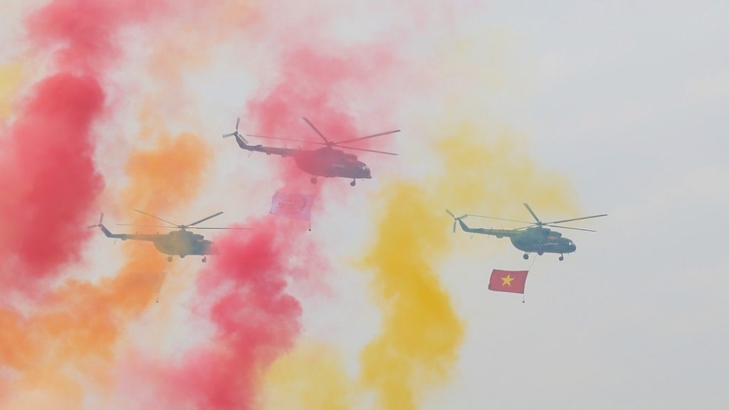 Phô diễn sức mạnh và đoàn kết quân đội tại lễ tổng duyệt Triển lãm Quốc phòng quốc tế Việt Nam 2024