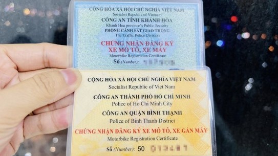Hồ sơ xin cấp lại chứng nhận đăng ký xe, biển số xe từ ngày 1/1/2025