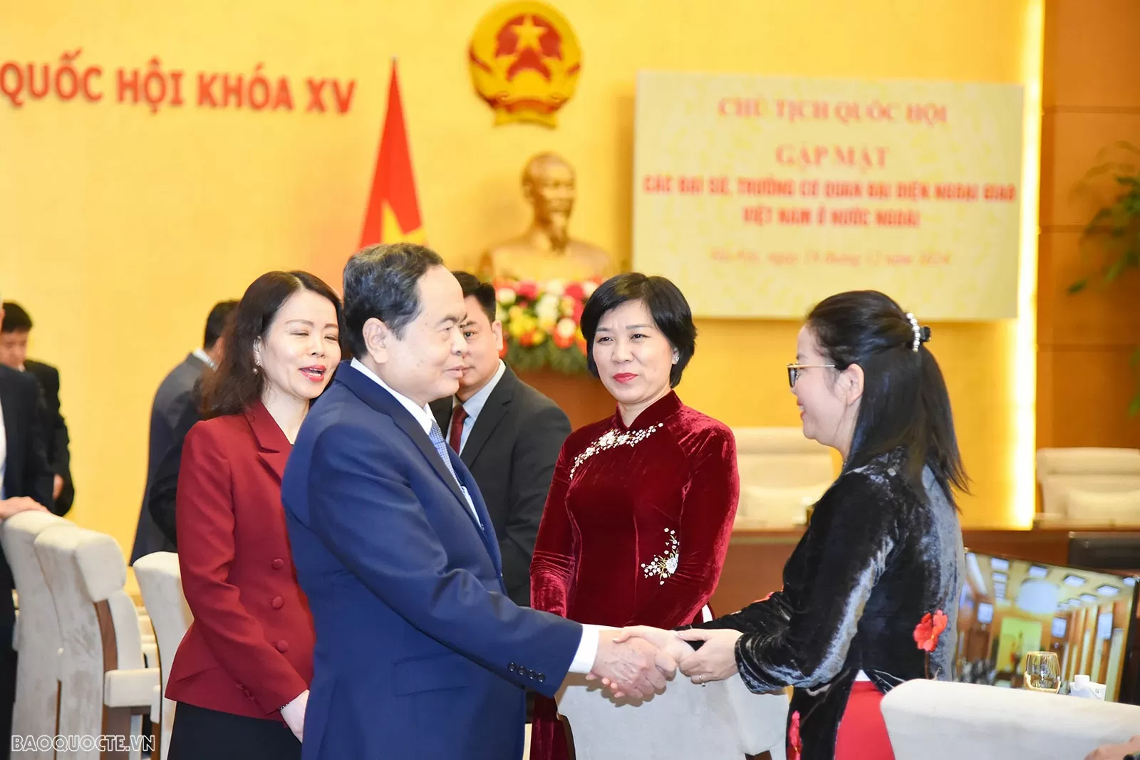 Chủ tịch Quốc hội tiếp các Trưởng cơ quan đại diện Việt Nam ở nước ngoài nhiệm kỳ 2024-2027