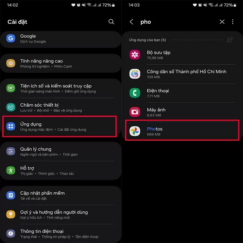 4 Cách khắc phục lỗi không vào được Google Photos nhanh chóng, hiệu quả 4 Cách khắc phục lỗi không vào được Google Photos nhanh chóng, hiệu quả