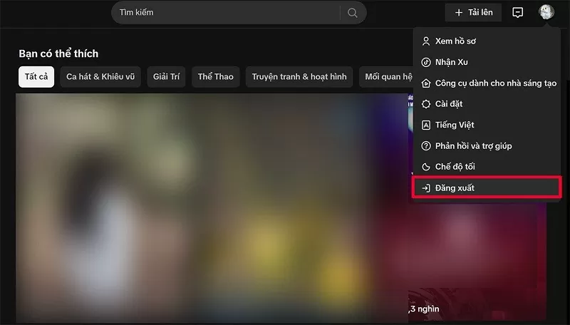 Đăng xuất tài khoản TikTok đơn giản không phải ai cũng biết Đăng xuất tài khoản TikTok đơn giản không phải ai cũng biết
