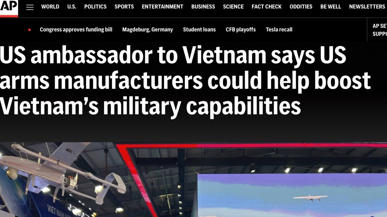 Truyền thông quốc tế đưa tin đậm nét về Triển lãm Quốc phòng quốc tế Việt Nam 2024