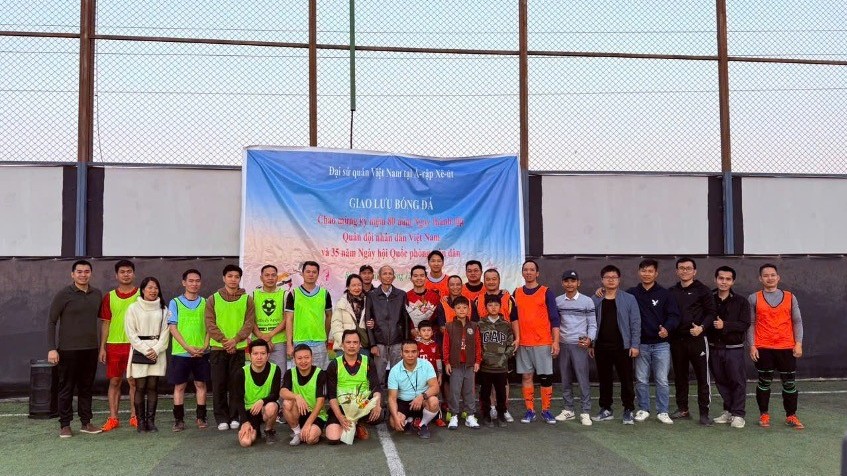 Giao lưu bóng đá kết nối người Việt ở Saudi Arabia