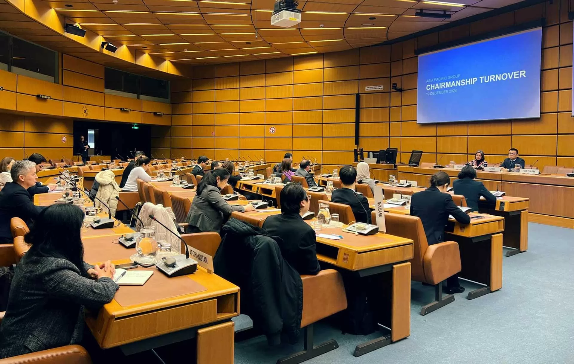 Việt Nam đảm nhiệm trọng trách Chủ tịch Nhóm châu Á-Thái Bình Dương tại các tổ chức quốc tế ở Vienna Việt Nam đảm nhiệm trọng trách Chủ tịch Nhóm châu Á-Thái Bình Dương tại các tổ chức quốc tế ở Vienna