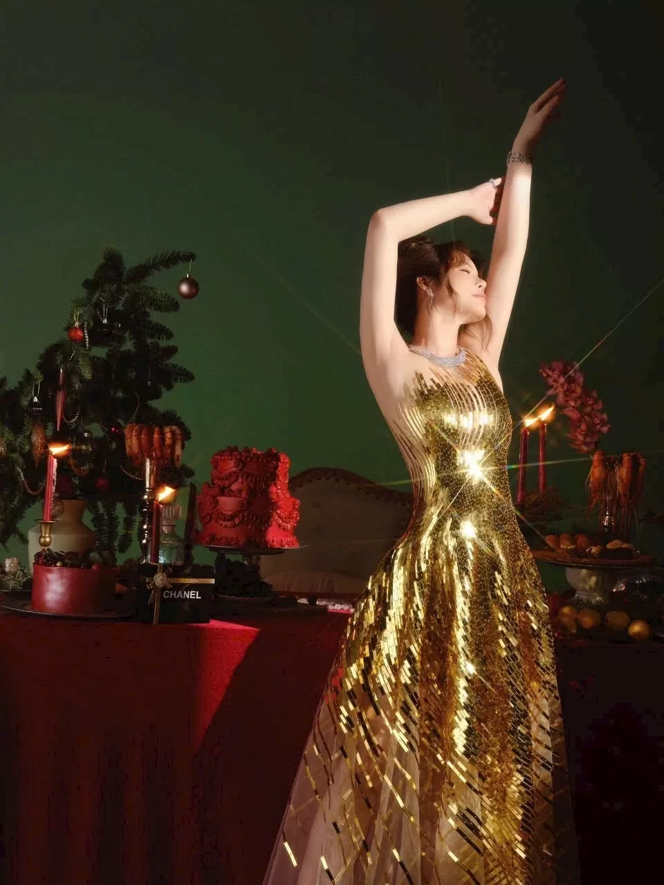 Giáng sinh đậm chất quý tộc tại nhà người đẹp Lý Nhã Kỳ Giáng sinh đậm chất quý tộc tại nhà người đẹp Lý Nhã Kỳ