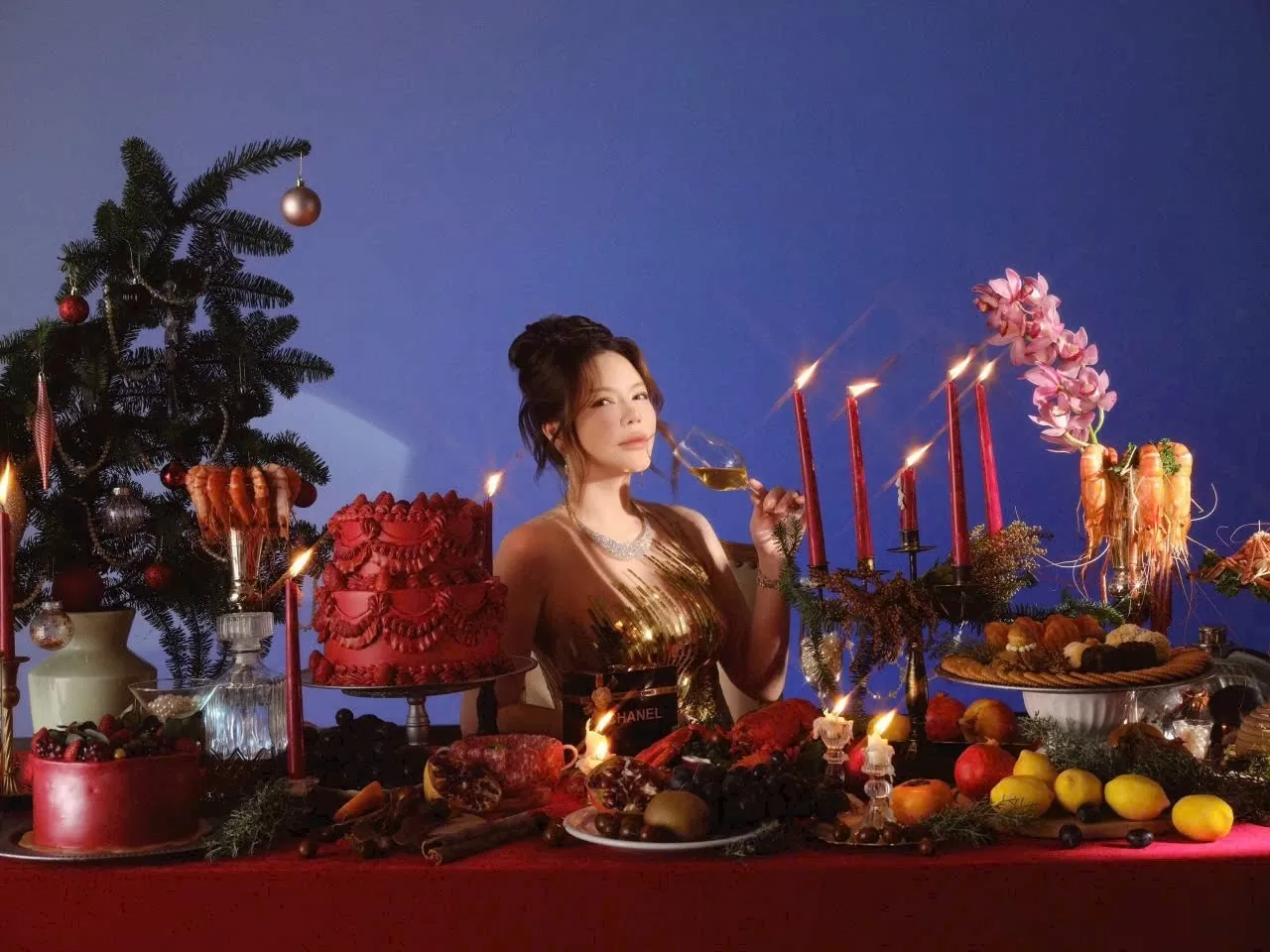 Giáng sinh đậm chất quý tộc tại nhà người đẹp Lý Nhã Kỳ Giáng sinh đậm chất quý tộc tại nhà người đẹp Lý Nhã Kỳ