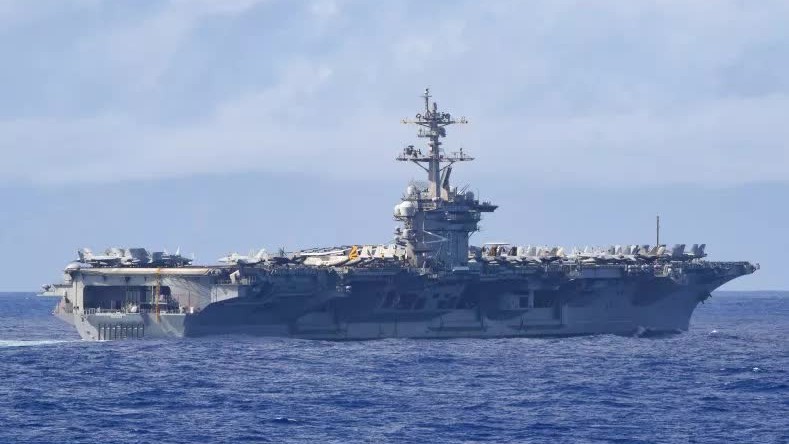 Tàu sân bay Mỹ cùng nhóm tác chiến hoạt động gần Biển Đông