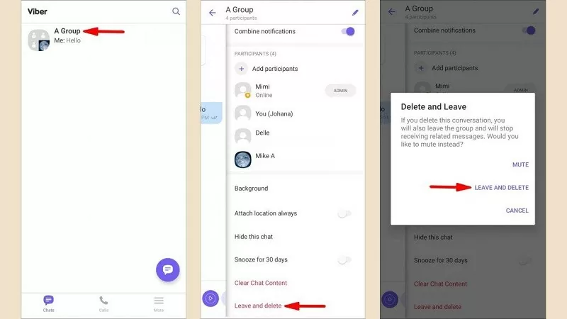 Mách bạn cách rời nhóm Viber im lặng đơn giản nhất Mách bạn cách rời nhóm Viber im lặng đơn giản nhất