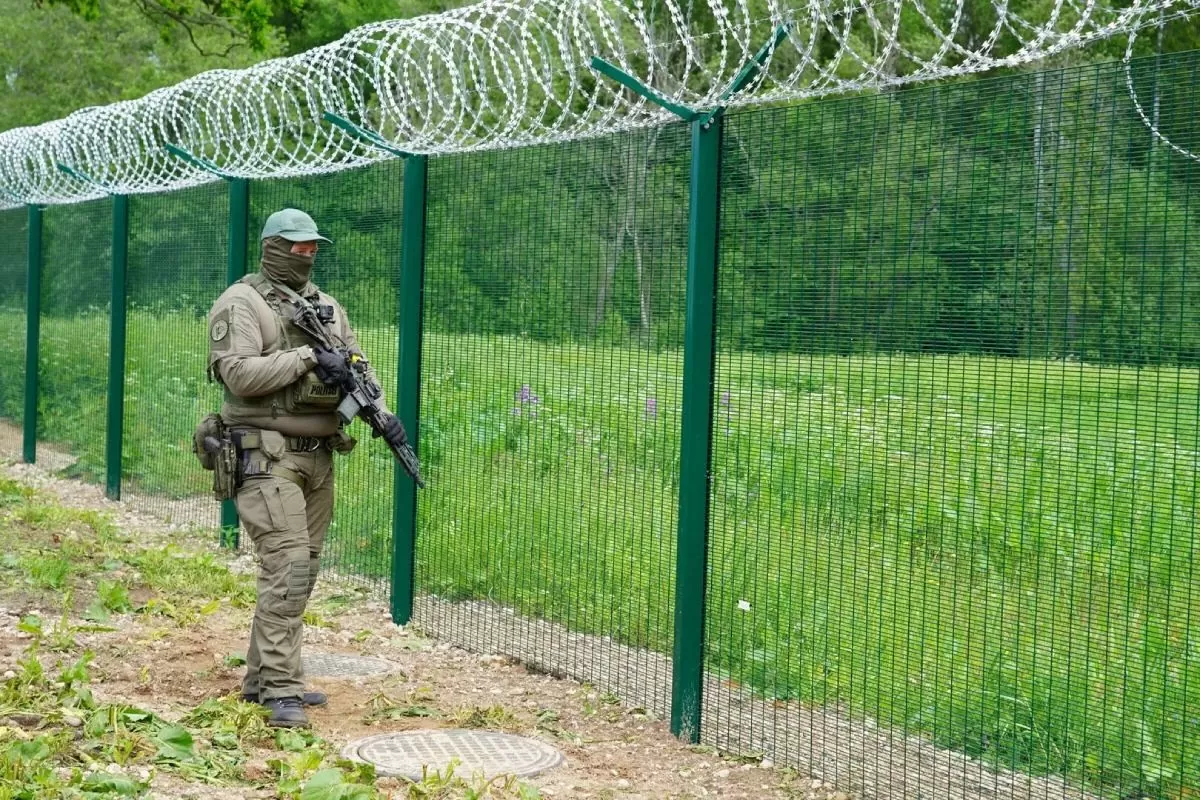 Estonia muốn bao phủ hoàn toàn tuyến biên giới dài 338 km giáp Nga bằng các thiết bị giám sát hiện đại. (Nguồn: Getty) Estonia muốn bao phủ hoàn toàn tuyến biên giới dài 338 km giáp Nga bằng các thiết bị giám sát hiện đại. (Nguồn: Getty)
