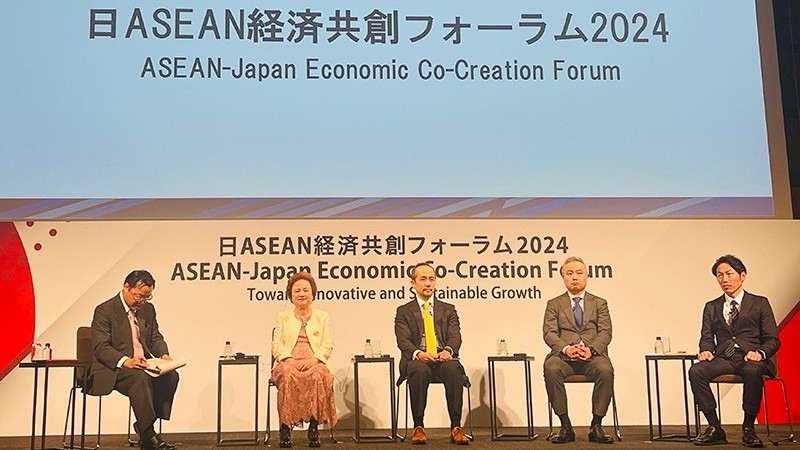 Chủ tịch Tập đoàn BRG chia sẻ tại tọa đàm Chuyển đổi xanh trong Diễn đàn Đồng Sáng tạo Kinh tế ASEAN - Nhật Bản 2024