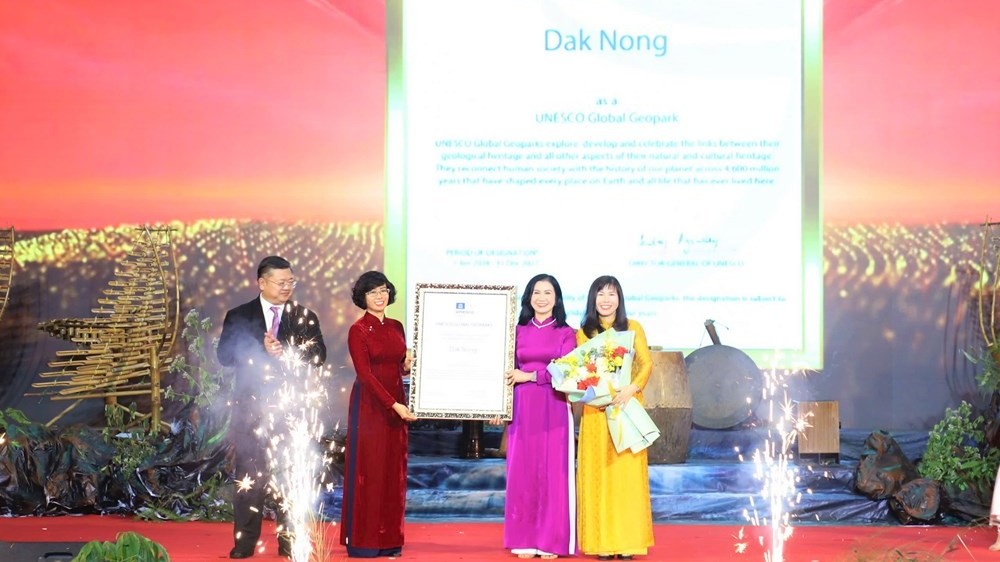 Đắk Nông đón nhận danh hiệu Công viên địa chất toàn cầu UNESCO lần thứ hai