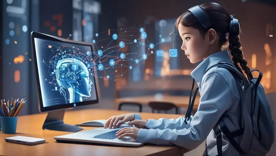 Trí tuệ nhân tạo (AI) có thể điều chỉnh việc học với nội dung và tốc độ phù hợp với nhu cầu cụ thể của từng học sinh. (Ảnh minh họa). Trí tuệ nhân tạo (AI) có thể điều chỉnh việc học với nội dung và tốc độ phù hợp với nhu cầu cụ thể của từng học sinh. (Ảnh minh họa).