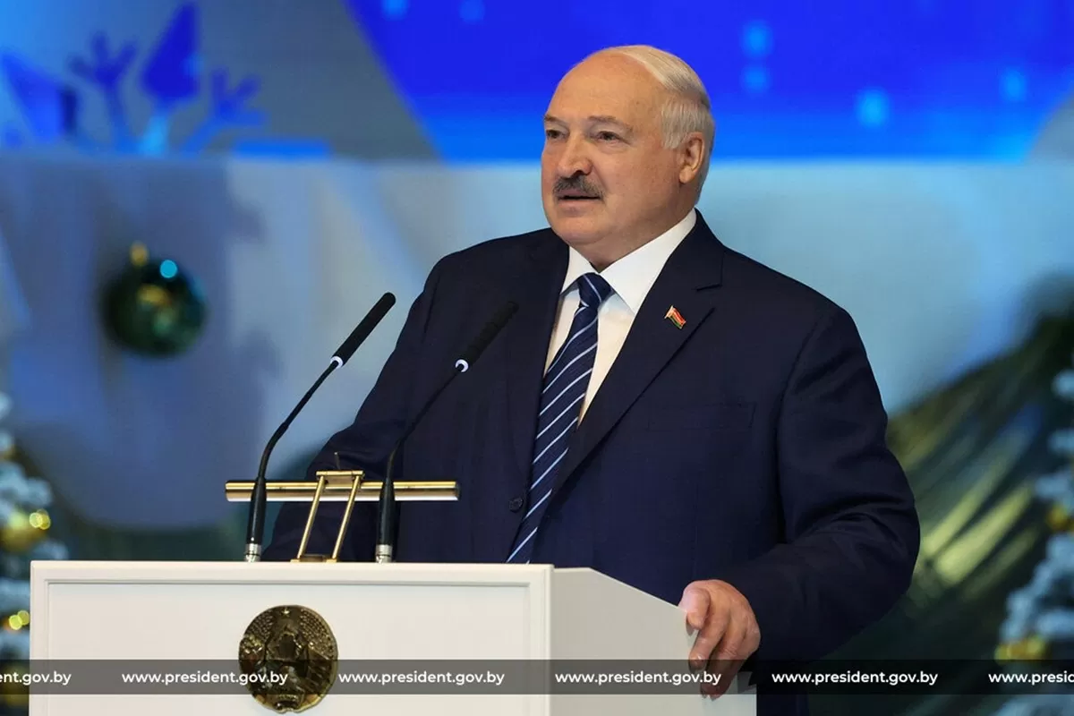 Tổng thống Belarus Alexander Lukashenko phát biểu tại sự kiện. (Nguồn: BelTA) Tổng thống Belarus Alexander Lukashenko phát biểu tại sự kiện. (Nguồn: BelTA)