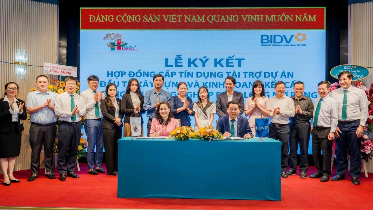 BIDV tài trợ tín dụng dự án Khu công nghiệp Phúc Long mở rộng
