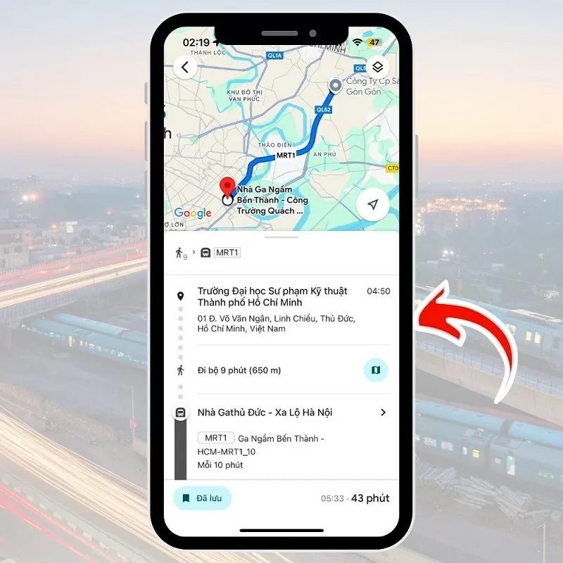 Tra tuyến Metro bằng Google Maps thuận tiện và dễ dàng nhất Tra tuyến Metro bằng Google Maps thuận tiện và dễ dàng nhất
