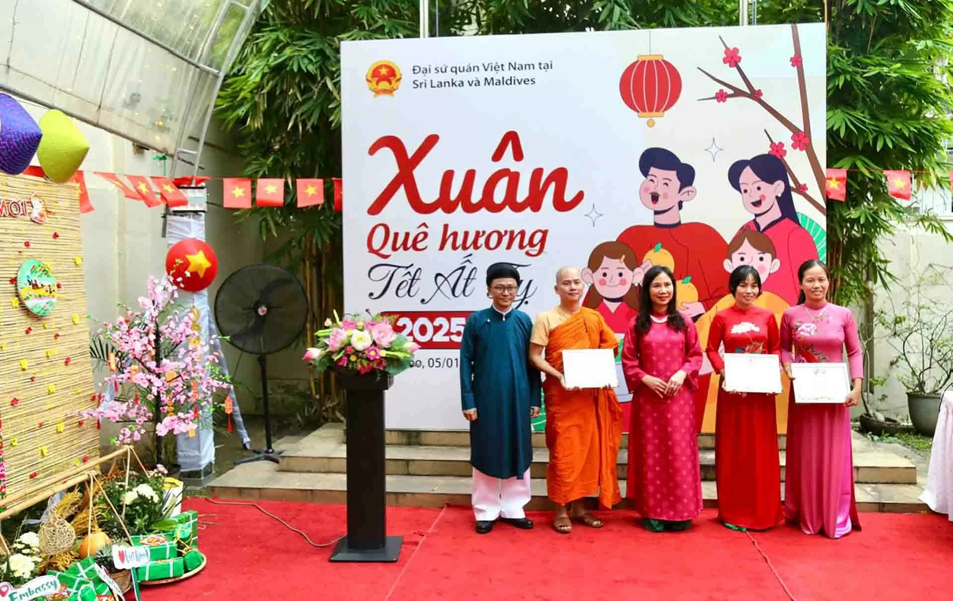 Đại sứ quán Việt Nam tại Sri Lanka tổ chức Xuân Quê hương 2025 Đại sứ quán Việt Nam tại Sri Lanka tổ chức Xuân Quê hương 2025