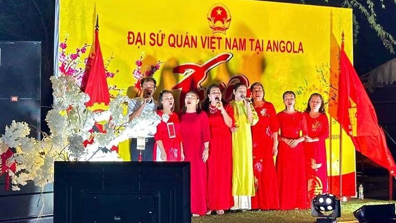 Xuân Quê hương 2025 tại Angola: Rộn ràng không khí mừng Đảng, mừng Xuân, đón chào năm mới