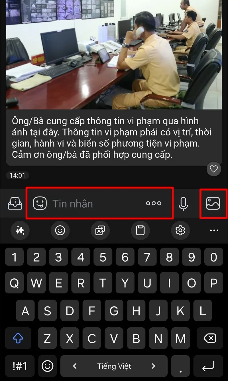Cách gửi phản ánh vi phạm giao thông qua Zalo nhanh chóng Cách gửi phản ánh vi phạm giao thông qua Zalo nhanh chóng