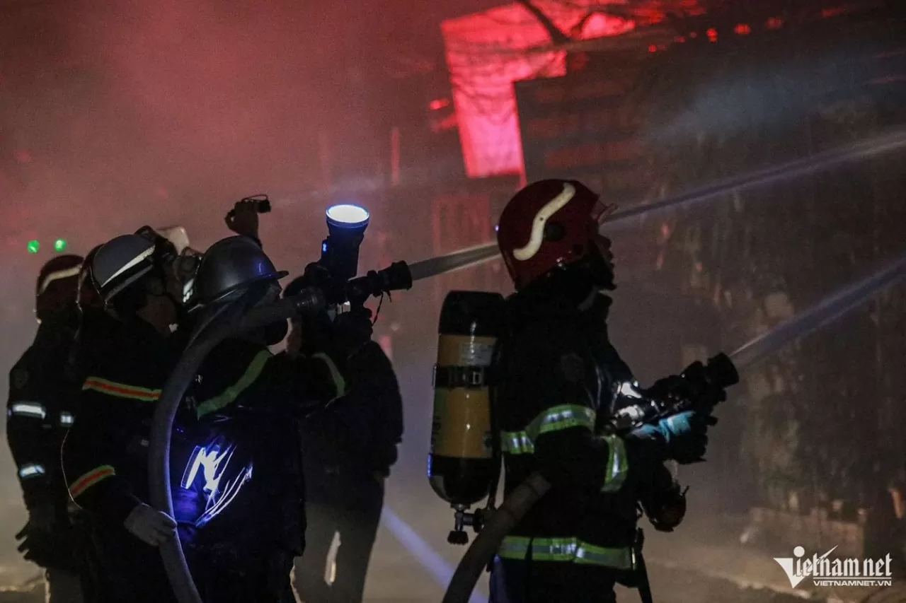 Hình ảnh đám cháy ở Hà Nội Hình ảnh đám cháy ở Hà Nội
