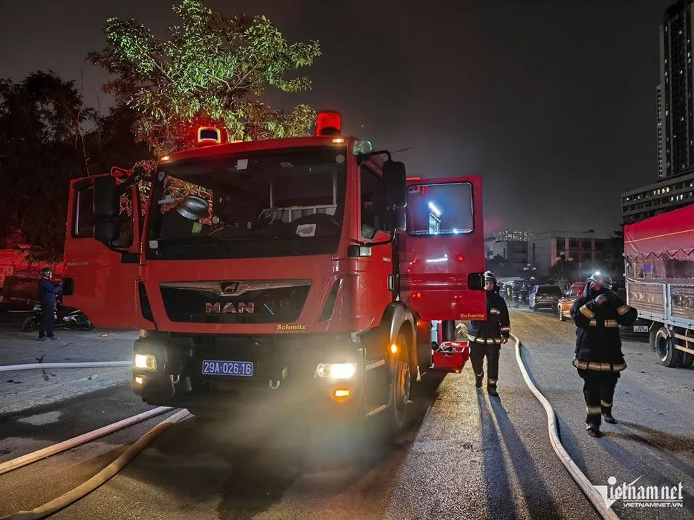 Hình ảnh đám cháy ở Hà Nội Hình ảnh đám cháy ở Hà Nội