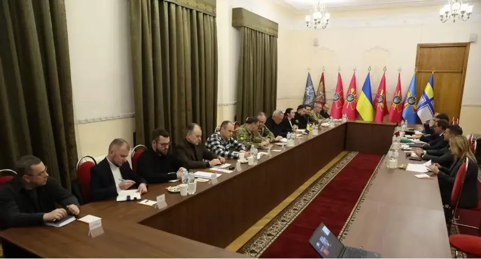 Cuộc họp giữa các quan chức quốc phòng Ukraine và Ý. Ảnh công bố ngày 11/1. (Nguồn: Bộ Quốc phòng Ukraine) Cuộc họp giữa các quan chức quốc phòng Ukraine và Ý. Ảnh công bố ngày 11/1. (Nguồn: Bộ Quốc phòng Ukraine)