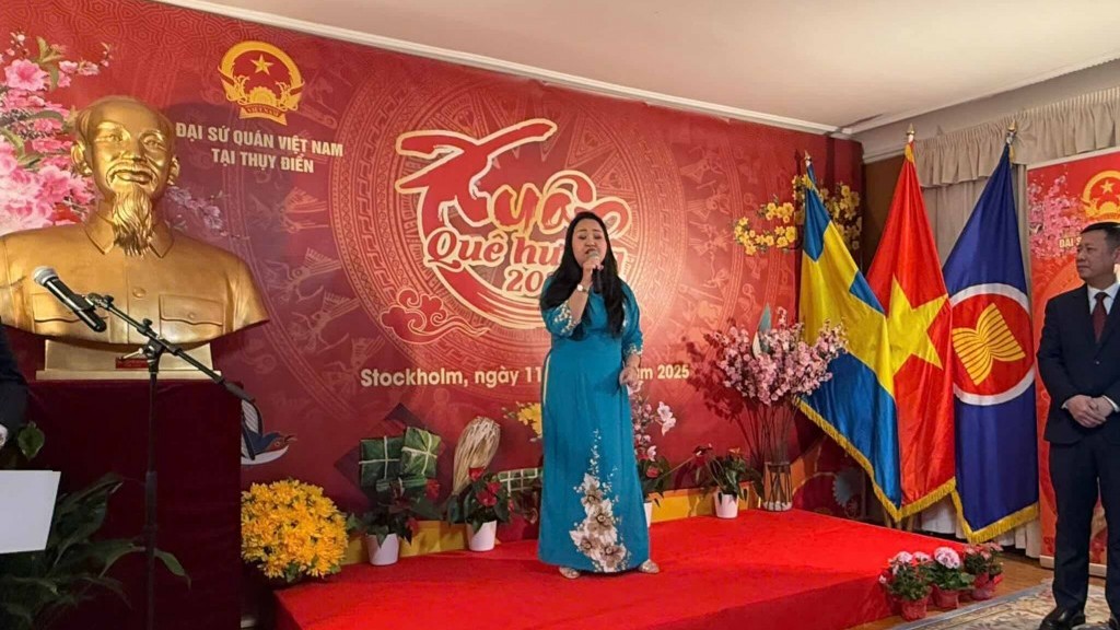 Ấm áp không khí Xuân Quê hương tại ‘mái nhà chung’ của người Việt ở Thụy Điển và Latvia