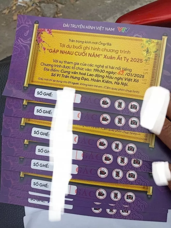 Vé Táo quân 2025: Tỉnh táo trước các chiêu trò lừa đảo ‘mọc lên như nấm’ Vé Táo quân 2025: Tỉnh táo trước các chiêu trò lừa đảo ‘mọc lên như nấm’