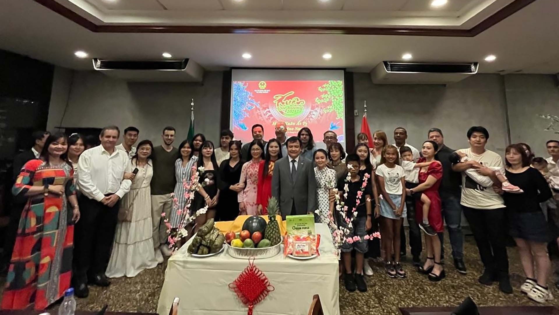 Đầm ấm chương trình Xuân Quê hương 2025 tại thành phố São Paulo, Brazil