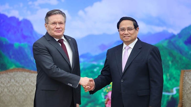 Thủ tướng Phạm Minh Chính tiếp Tổng giám đốc Tập đoàn Rosatom, Liên bang Nga
