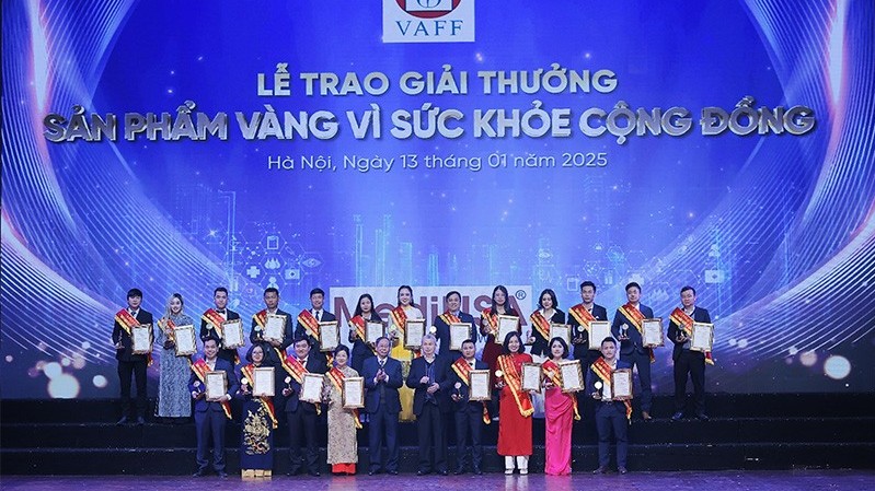 Lễ trao giải thưởng 'Sản phẩm Vàng vì sức khỏe cộng đồng' năm 2025