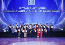 Lễ trao giải thưởng 'Sản phẩm Vàng vì sức khỏe cộng đồng' năm 2025