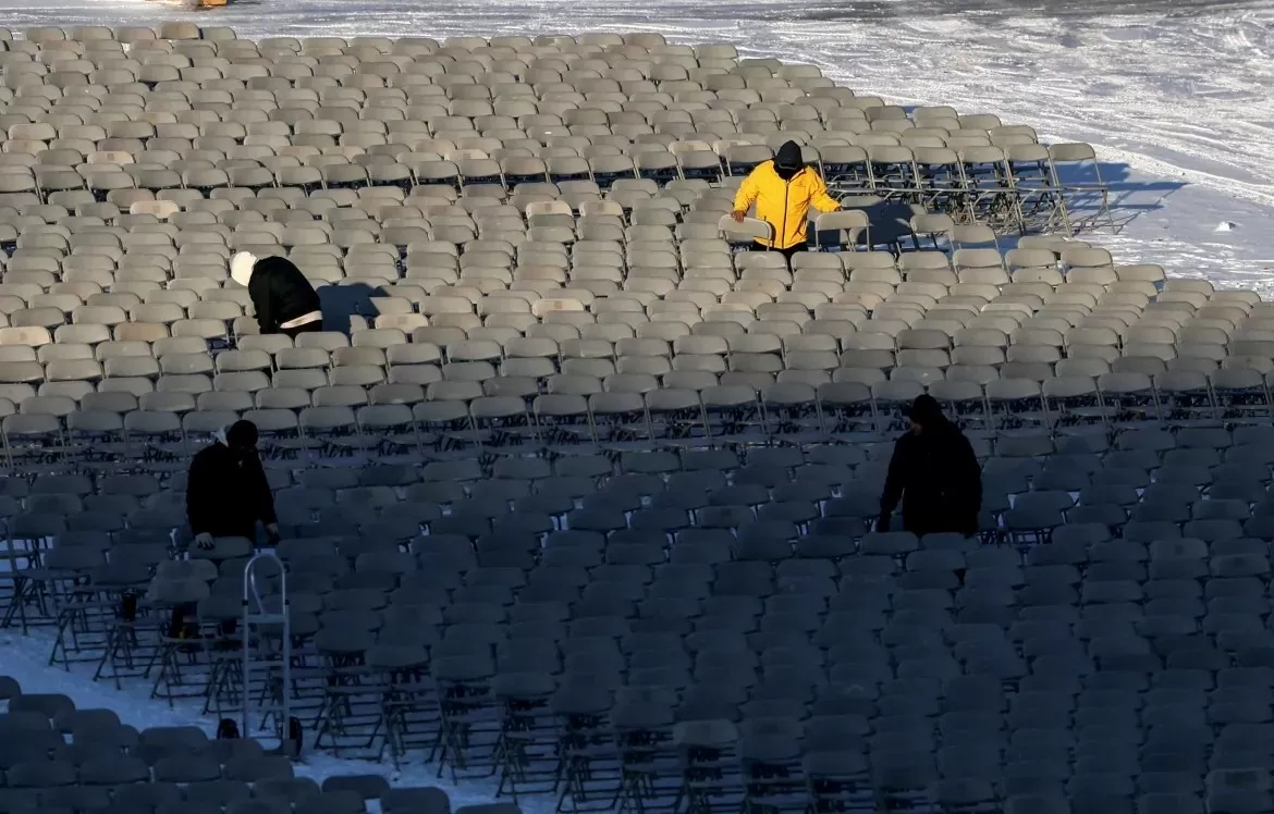 Hình ảnh buổi lễ diễn tập nhận chức của Tổng thống đắc cử Mỹ Donald Trump Hình ảnh buổi lễ diễn tập nhận chức của Tổng thống đắc cử Mỹ Donald Trump