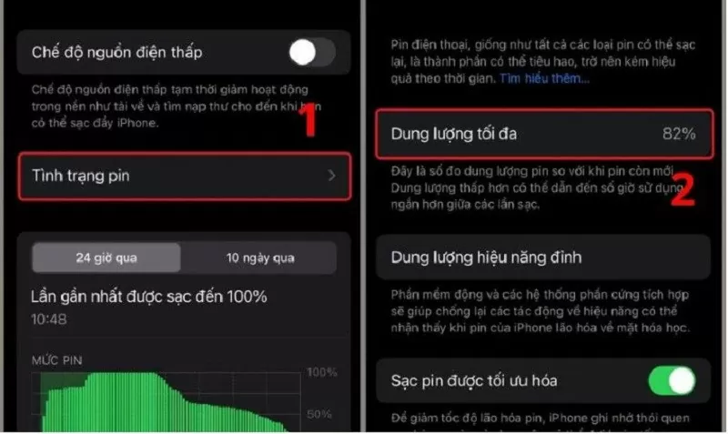 Cách kiểm tra tình trạng pin trên iPhone nhanh và đơn giản nhất Cách kiểm tra tình trạng pin trên iPhone nhanh và đơn giản nhất