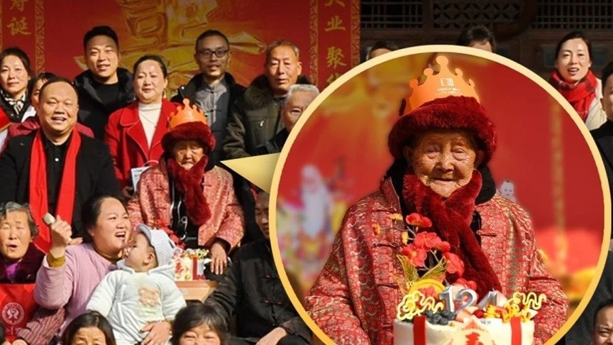 Bí quyết sống trường thọ của cụ bà 124 tuổi