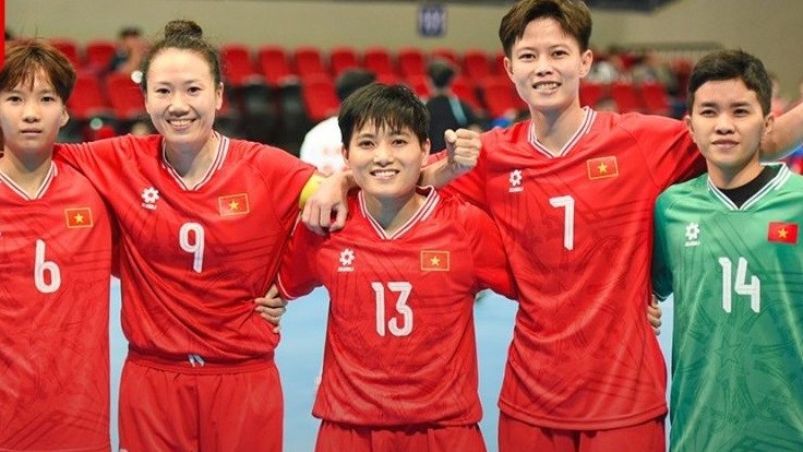 Vòng loại futsal nữ châu Á 2025: Đội tuyển nữ Việt Nam thắng đậm Myanmar