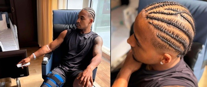 Tiền đạo Xuân Son làm tóc mới đón Tết Âm lịch 2025