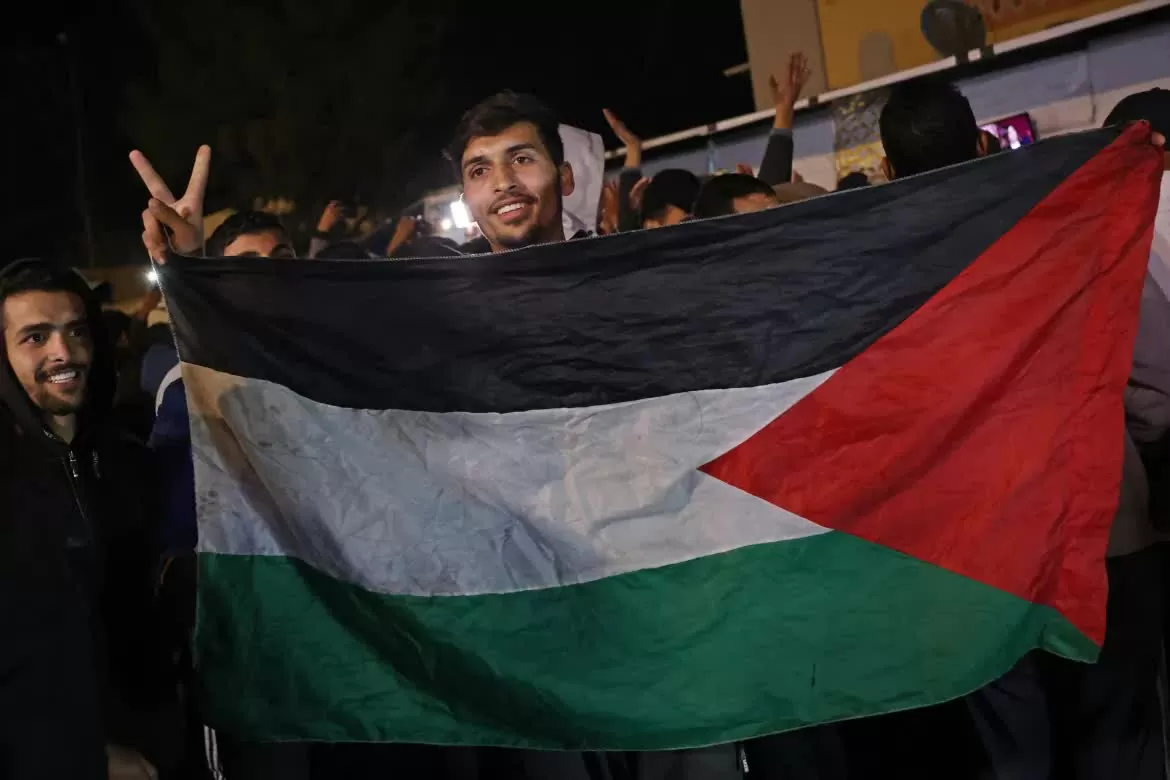 Niềm hân hoan của hàng nghìn người trên khắp Dải Gaza sau thoả thuận ngừng bắn
