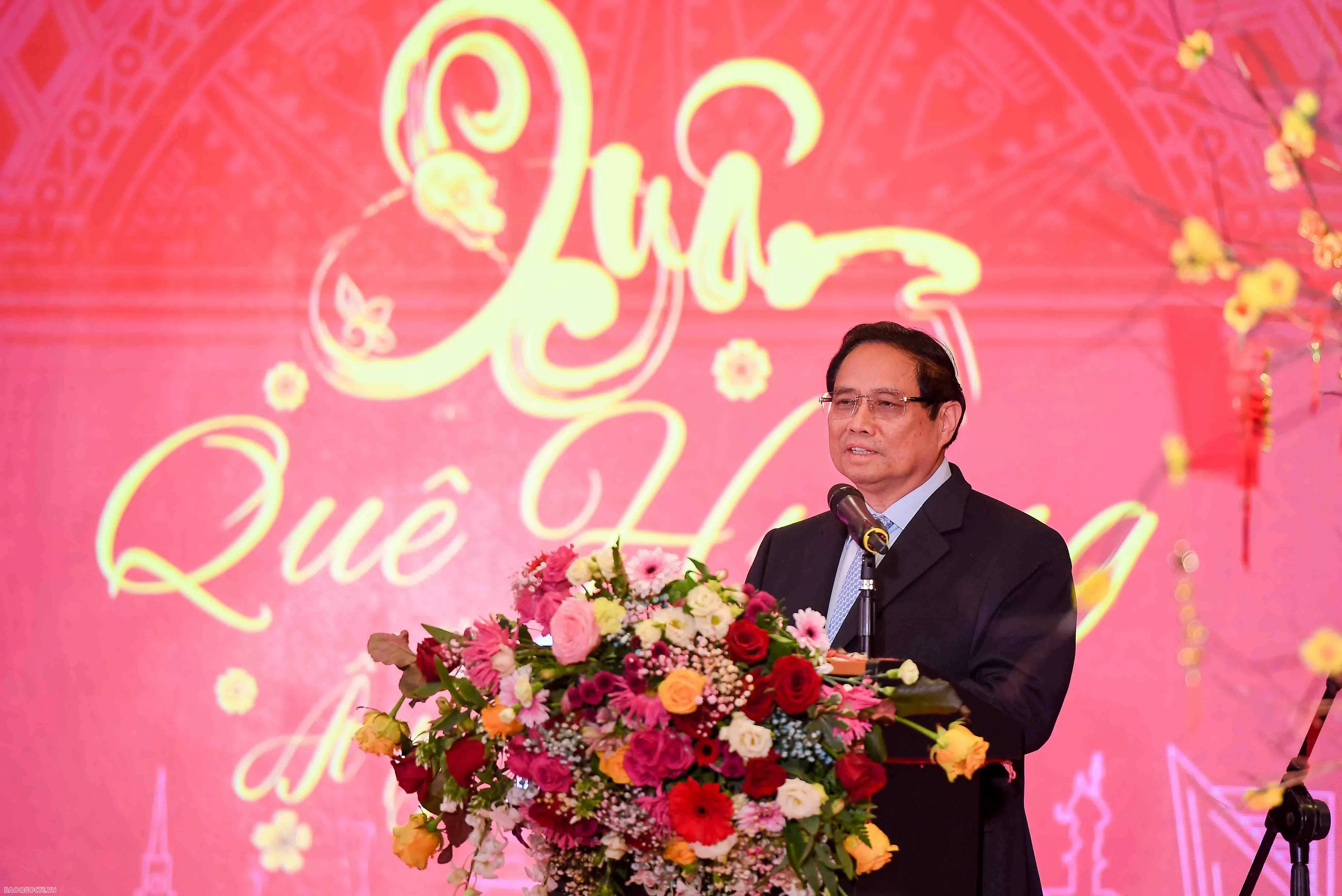 Thủ tướng Phạm Minh Chính và Phu nhân đón Tết sớm với kiều bào Việt Nam tại Ba Lan