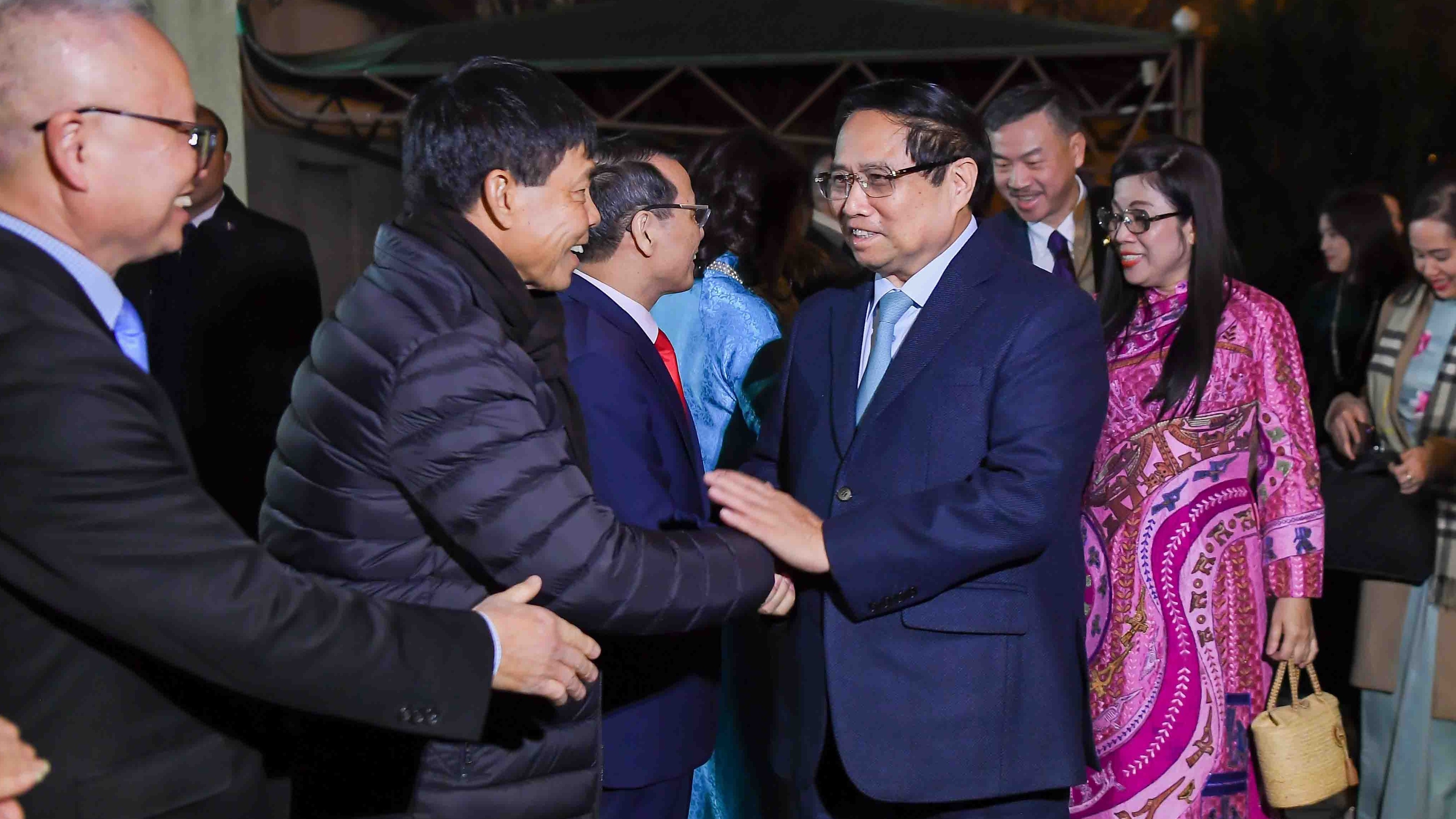 Thủ tướng Phạm Minh Chính và Phu nhân gặp gỡ bà con kiều bào Việt Nam tại Czech